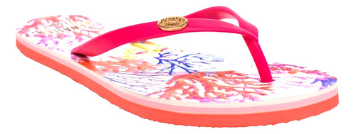 Sandalia Hawaiian Tropic -121 Waikiki Color Coral