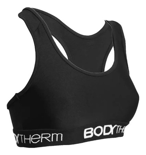 Top Deportivo Mujer Entrenamiento Body Therm Negro Xxl