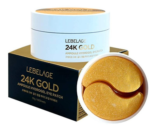 Parches Para Ojos Coreana De Hidrogel Con Oro 24k 90g (1pz)