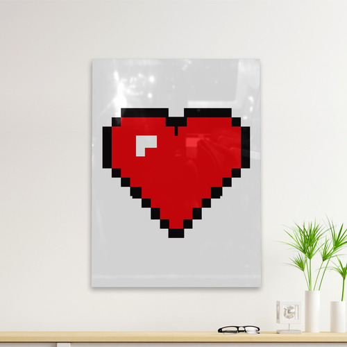 Cuadro Deco Heart Icon (d0449 Boleto.store)