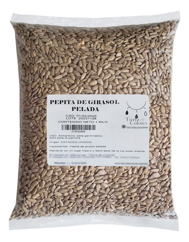 Semilla O Pepita Pelada De Girasol Cruda Pepa 1 Kg 