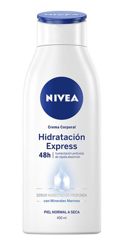 Crema Nivea Hidratación Express 48hs Con Hydra Iq 400ml