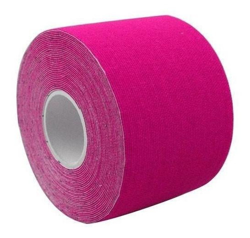 Bandagem Elástica Fita Adesiva Academia 5 Mt Crossfit Pink