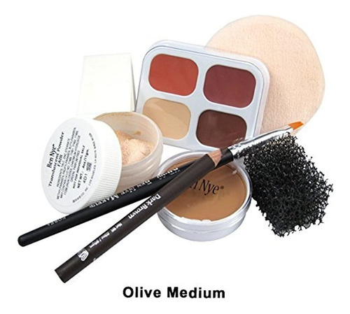 Kit Personal Para Cremas Teatrales Ben Nye  Olive Light Medi