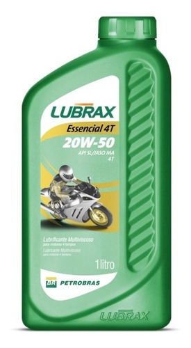 Imagen 1 de 2 de Lubrax Essencial 4t 20w50 X 1 Caja 24 Unidades