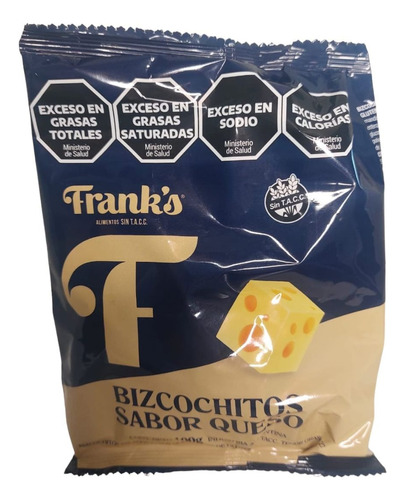 Bizcochitos Sabor Queso Sin Tacc 100 Gr Franks X 16u