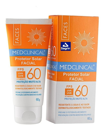 Protector Solar Medclinical  Facial Spf 60 60g