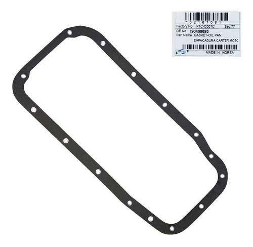 Imagen 1 de 2 de Empacadura Carter Aveo Clasico Lt Ls Speed Corcho Original