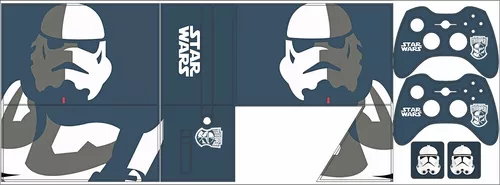 Skin PS4 SLIM Adesiva Stormtrooper