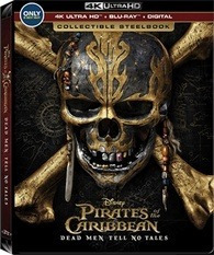 Blu Ray 4k Pirates Caribbean Dead Men Tell Tales Steelbook 