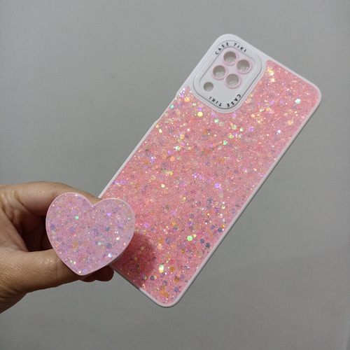 Funda  De Brillos Con Pop Para Sam A12 A13 A24 A54 A34 Y Mas