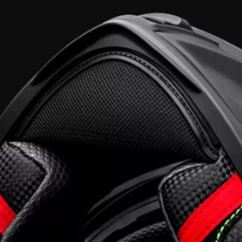 Capacete Feminino Masculino Bieffe B-fast Vx Com Óculos Vermelho Tamanho 60