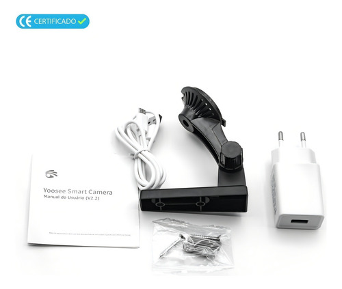Camera Ip Wifi 3 Antenas Robo Hd Audio Yoosee Função Siga-