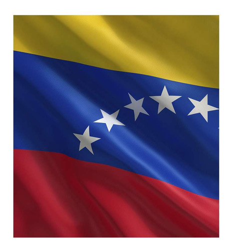 Vinilo 100x100cm Bandera De Venezuela Pais Latinoamerica M3