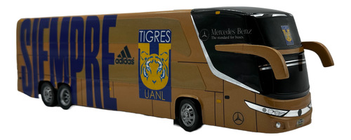 Autobús Tigres Uanl Marcopolo G7dd Escala 1/43  Metálico