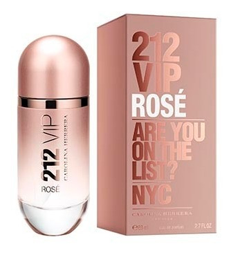 Perfume Carolina Herrera 212 Vip Rosé Para Mujer 80ml