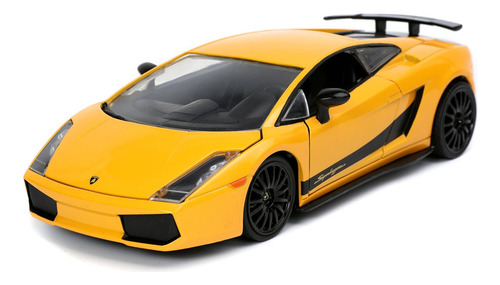 1/24 Lamborghini Gallardo Superleggera Rapido Y Furioso Jada Color Amarillo