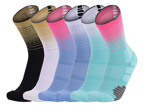 1 Calcetines Deportivos Acolchados Transpirables Para