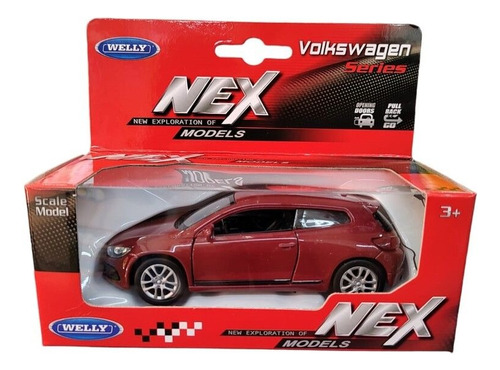 Auto Welly 1:36 Vw Volkswagen Scirocco Pull Back Original