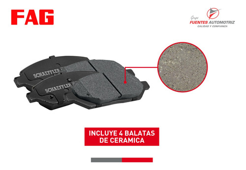 Jgo Balatas Delanteras Para Chevrolet Spark Ls 1.4 2016 2017