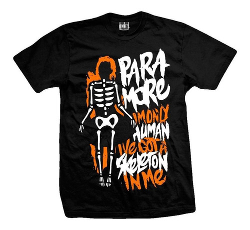 Remera Paramore  Skeleton 