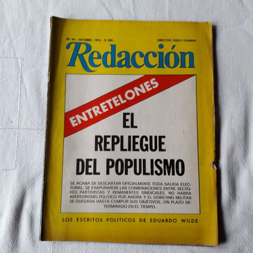 Revista Redacción Nº 44 Octubre 1976