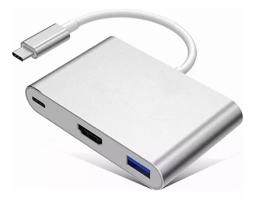 Adaptador Usb C A Hdmi 3 En 1 Macbook Pro Usb 3.0 Usb Tipo C