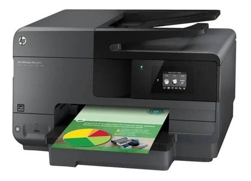 Impresora a color multifunción HP OfficeJet Pro 8610 con wifi negra 100V/240V A7F64A