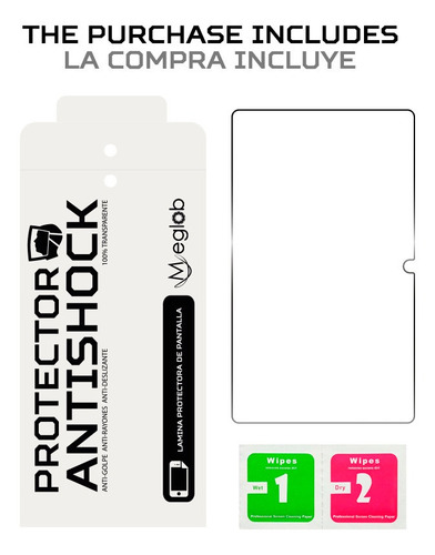 Protector Mica Pantalla Para Cube Iwork 1x