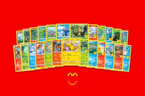 Pokemon Tcg: Colección Mcdonals 2021 - 25 Cartas No Holo 