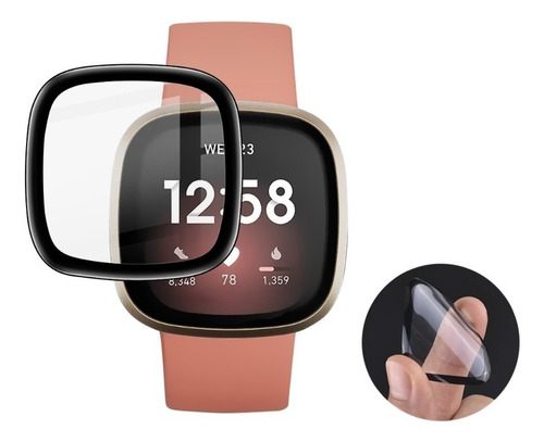 Protector De Pantalla Hydrogel Para Fitbit Versa 3 / Sense