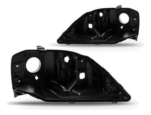 Par Carcaça De Farol Renault Logan 2009 2010 2011 2012 2013