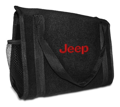 Bolsa Organizadora Porta Malas Logo Da Montadora Bordado Cor Jeep