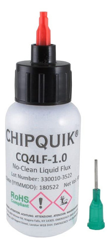 Chip Quik Liquid Flux No-clean En Botella De 1.0fl Oz Con Pu