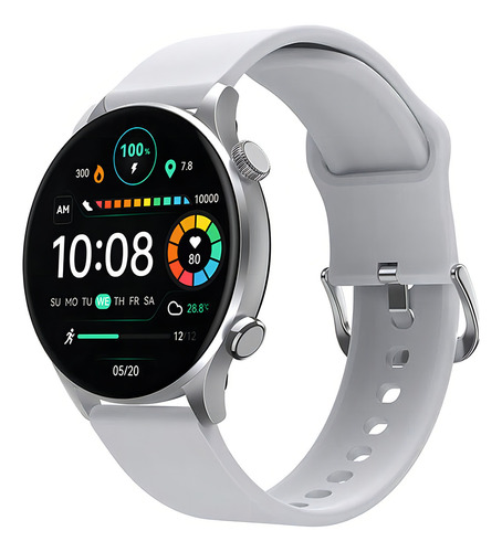 Smartwatch Haylou Solar Plus Amoled Bluetooth Caixa Prateado Pulseira Prateado - Excelente (Recondicionado)