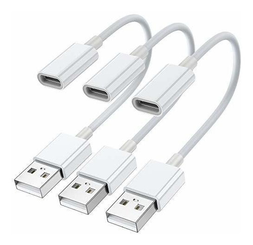 Adaptador Usb Dama 3 Unidade Cable Cargador Tipo Para 11 12