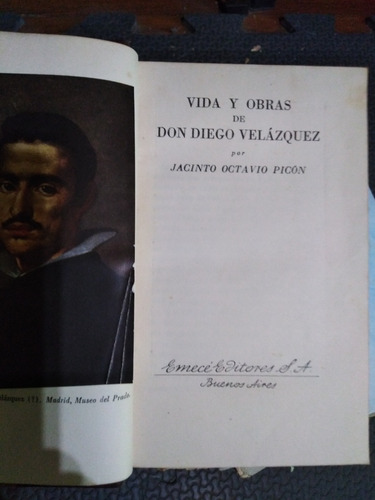 Vida Y Obras De Don Diego Velázquez - Jacinto Octavio Picón