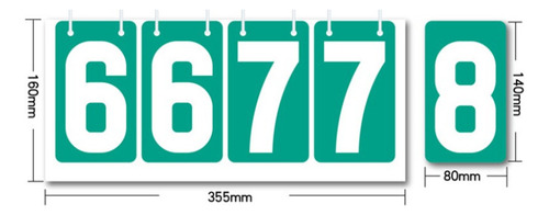 Flip Score Board Tablero De Puntuación Portátil Para