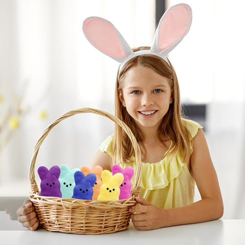 Ch 6pcs Conejo De Pascua,juguetes De Peluche,regalo Para