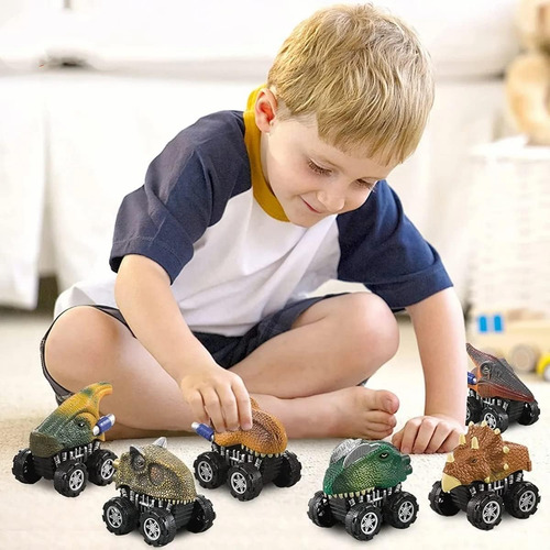 Coche De Juguete De 6 Dinosaurio Para Niños 3+ Regalo