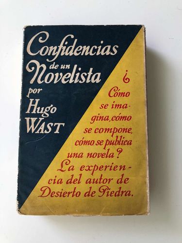 Confidencias De Un Novelista Hugo Wast