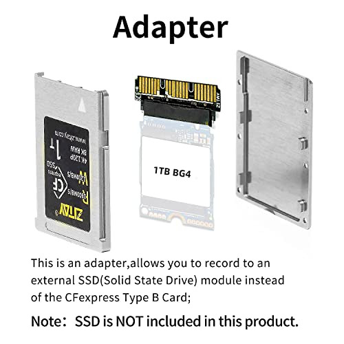 Adaptador De Tarjeta Zitay Cfexpress Tipo B A Ssd Compatible