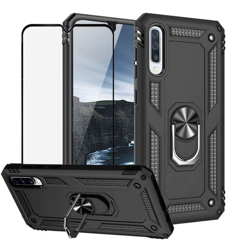 Funda Y Protector De Pantalla Para Samsung Galaxy A50 2019--