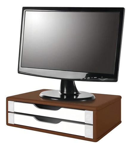 Suporte Para Monitor Souza & Cia - Mdf Tabaco