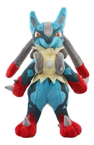 Mega Lucario Muñeco Peluche Juguete Cumpleaños Regalo 25cm