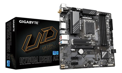 Motherboard Gigabyte B760m Ds3h Ax Ddr5 Lga1700 Intel® B760