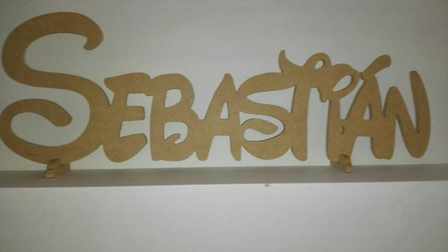 Cortes Laser En Mdf.. Nombres En 9mm. Precio Por Letra