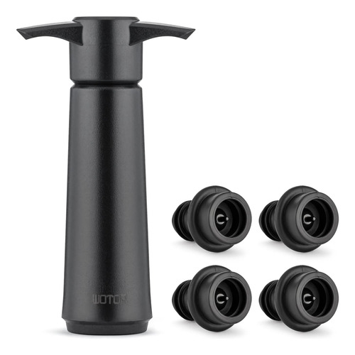 Wotor Wine Saver Con 4 Tapones De Vacío, Tapón De Vino, Cons