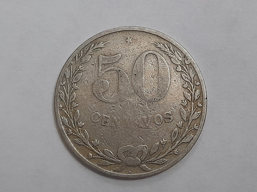 Moneda Colombia Lazareto 50 Centavos 1921