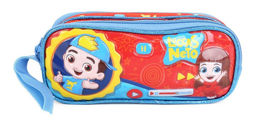 Imagem 1 de 4 de Estojo Duplo Escolar Infantil - Luccas Neto - Clio